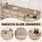 Modern 12 Drawer Wood Dresser – 61" Wide Chest with Rattan Accents, Storage Cabinet & TV Stand for 65 Inch TV, for Living Room, Bedroom, Closet, Hallway (Natural Wood)-1815182078