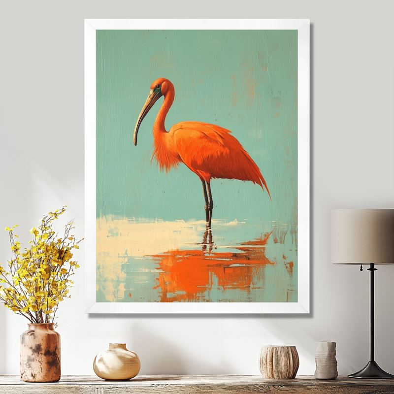 Corrick - animaux, art mural, H 44 po x l 34 po, Reproduction encadrée d'une seule photo, Blanc