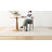  Linen Upholstered Parson Chair with Metal Legs-294990549