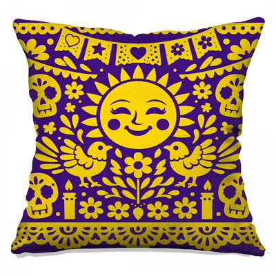 Jour des morts Coussins décoratifs double face