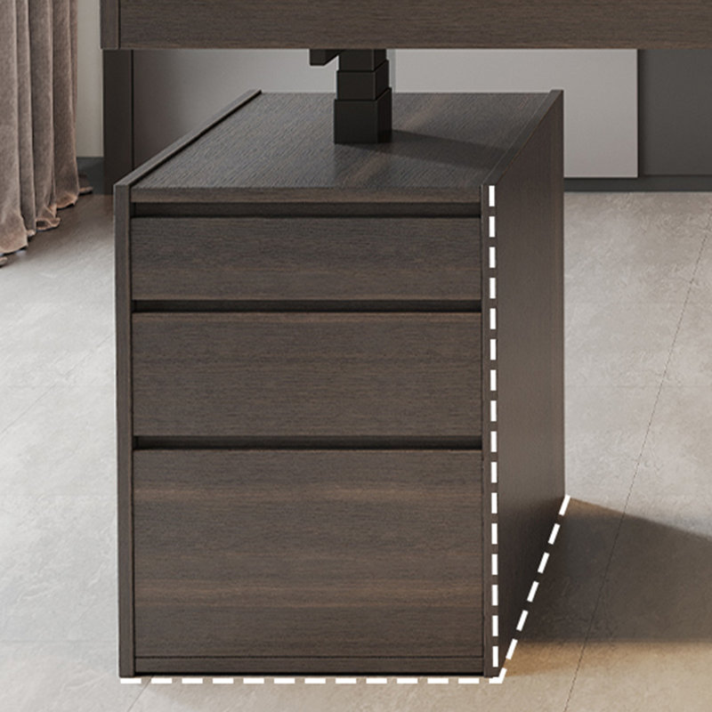 Bevans, H 53,94 po x l 94,49 po x P 33,46 po, Tanné
