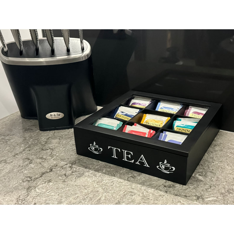 Latitude Run Arisela Wood Tea Box