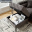 Canapé modulaire en L, repose-pieds convertible avec rangement, chenille, accoudoir carré, canapé capitonné moderne, 3 places et tête de clou-410472390