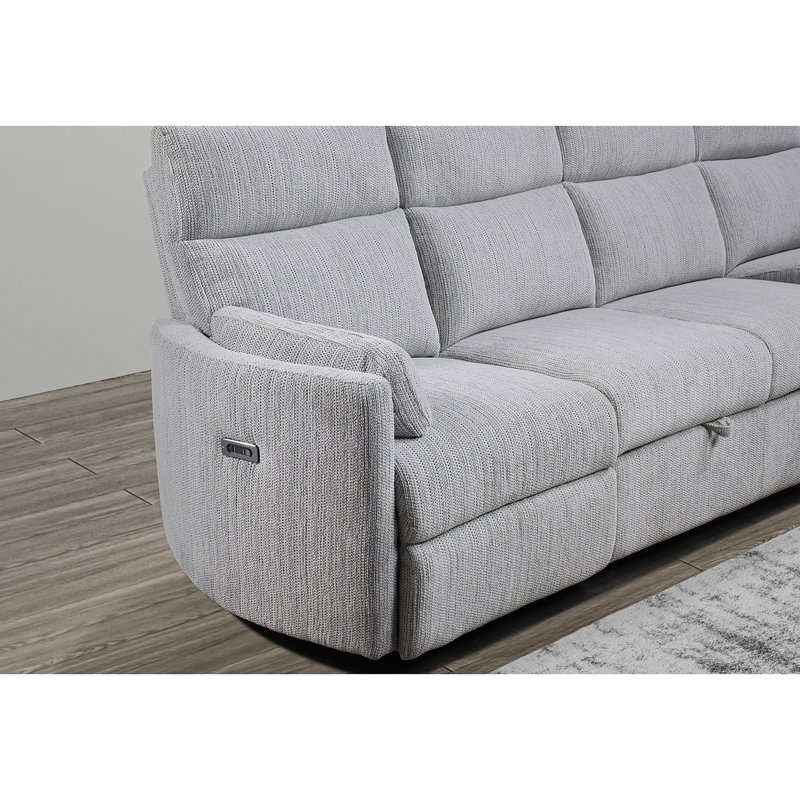 Grey Sleeper With Storage Chaise