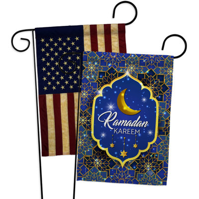 Double Sided 18.5'' H x 13'' W Polyester Garden Flag