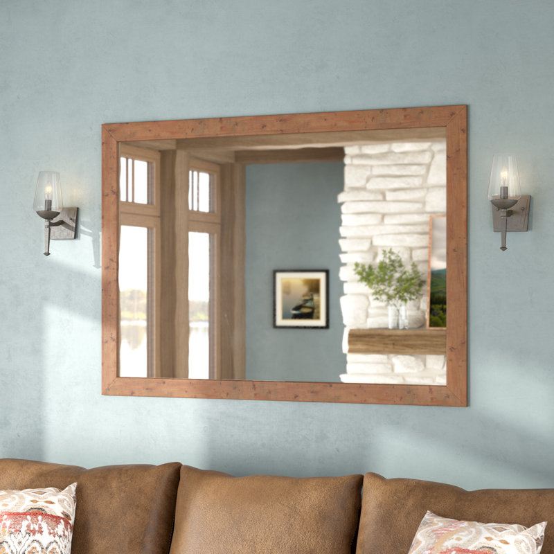 Deweyville Engineered Wood Flat Wall Mirror, 51.5" H x 35" W