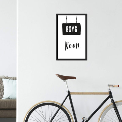 " Boys Room Black "