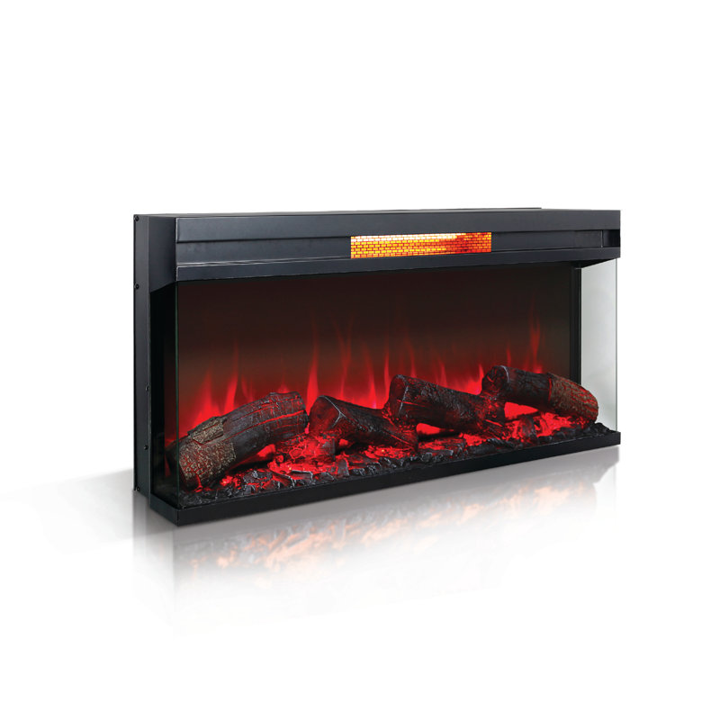 Symple Stuff 36" Panoramic Log Fireplace Insert