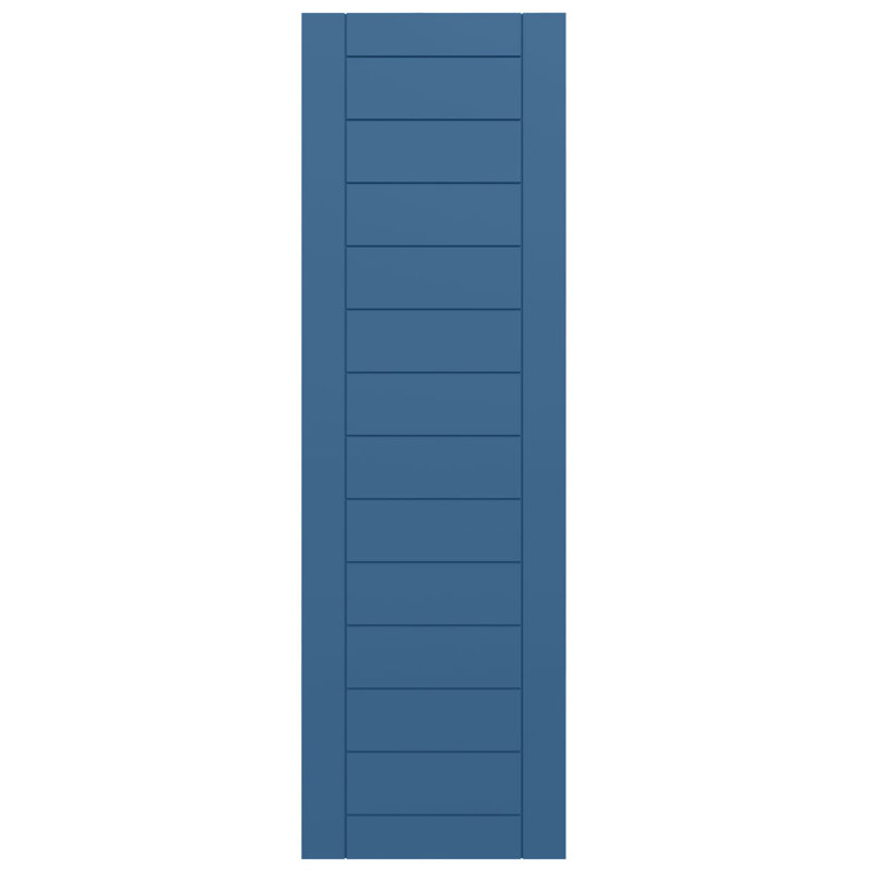 Volets de style moderne EnduraCore, L 12 po, Bleu séjour, H 77 po