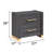 Catalan Nightstand Charcoal Gray