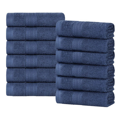 450 GSM Simba Eco-Friendly Sustainable Solid Cotton Face Towel / Washcloth Set