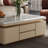 Luxury-Style Square Marble Coffee Table-768598662
