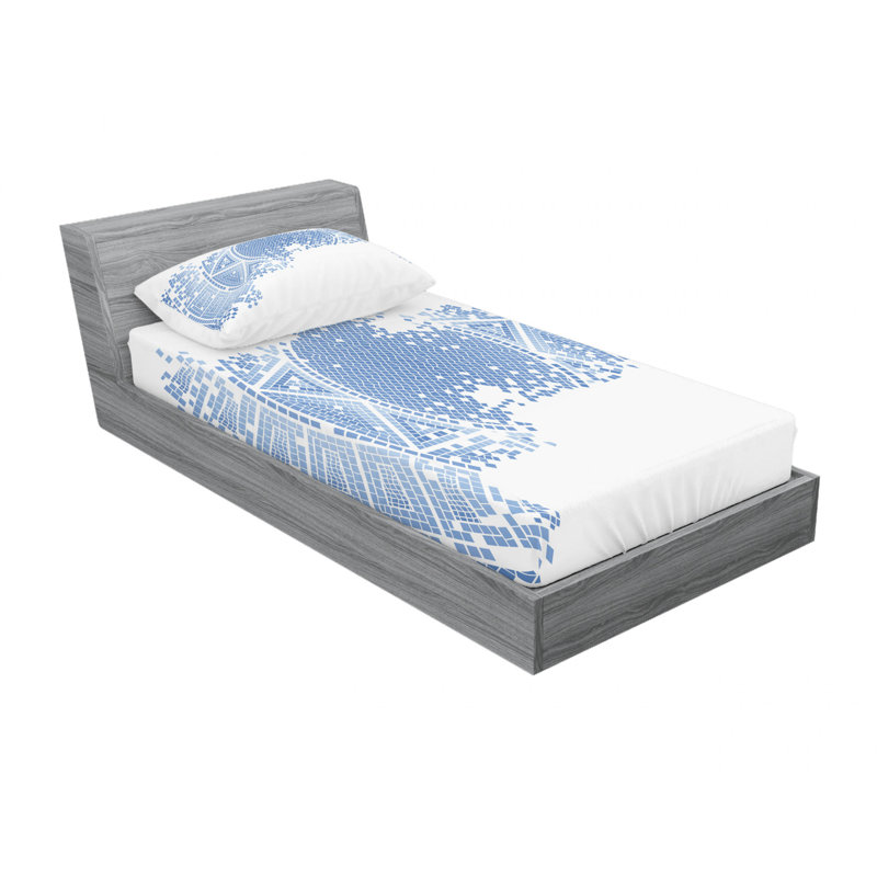 Ensemble de draps Old Worn Out, Ensemble de draps pour lit simple avec drap-housse