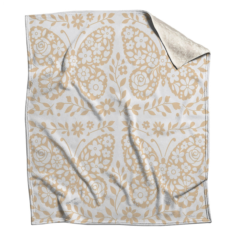 Couvertures à motif floral, 60in W x 80in H
