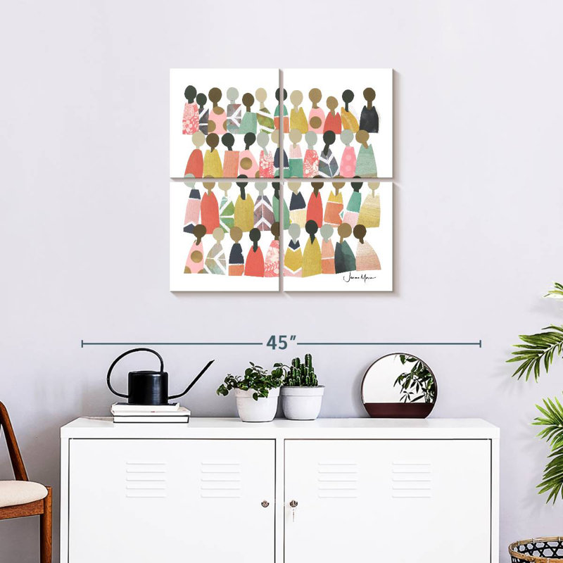 Leisha Rainbow Children, H 26 po x l 26 po