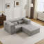 Canapé 78,74 po 2 places avec repose-pieds-100187079