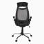 Fauteuil de bureau, hauteur réglable, pivotant, ergonomique, accoudoirs, bureau d'ordinateur, filet de travail, métal chromé, contemporain, moderne