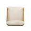 Fauteuil club Royal Wood Textilene, fauteuil