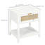 Table de chevet en bois manufacturé Crossville