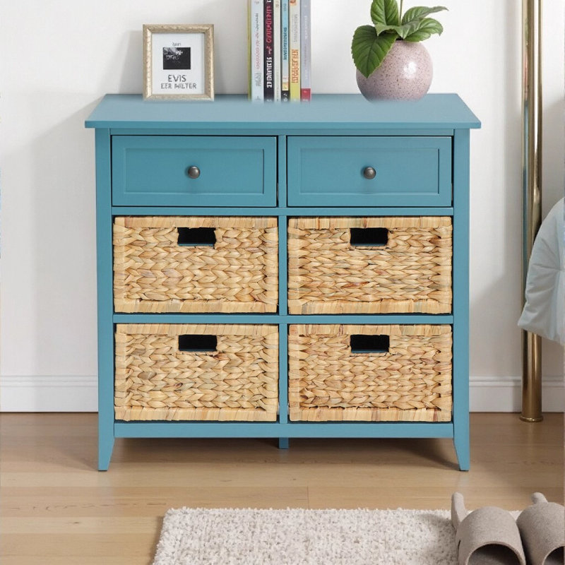 Armoire à console Flavius - une solution de rangement intemporelle, Bleu