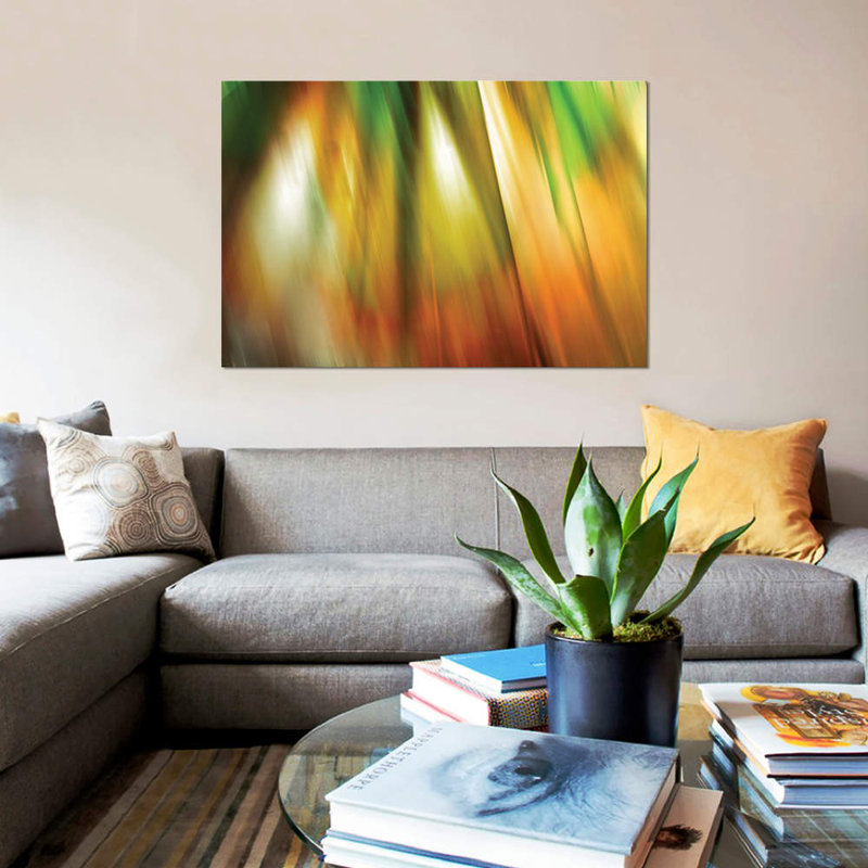 «Tie Dye II», impression sur toile, H 8 po x l 12 po x P 0,75 po, Pas de tapis, Toile tendue