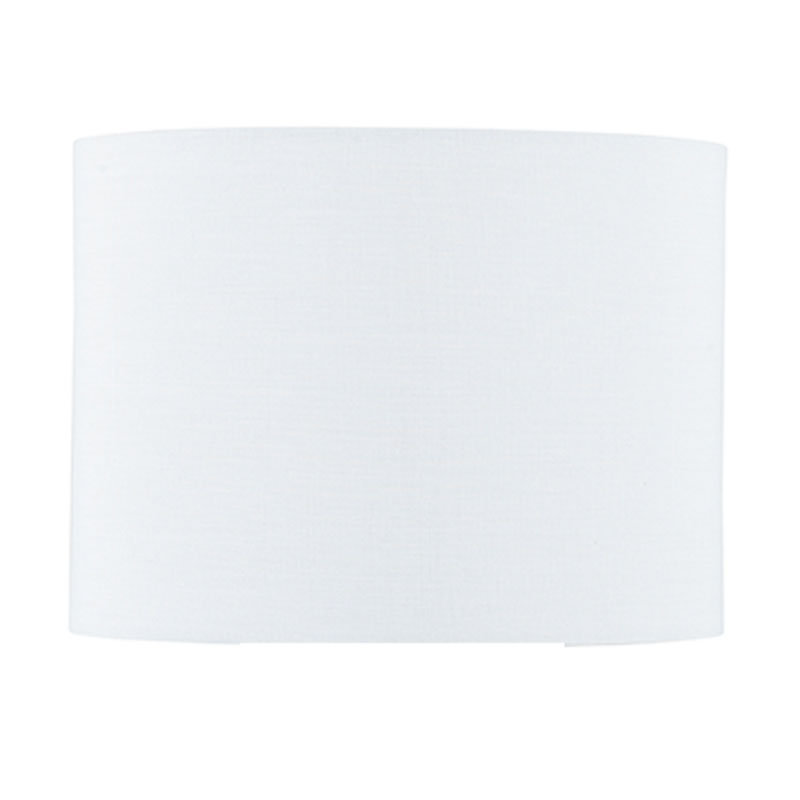 Lorentz 18.5 cm H Oval Lamp Shade ( Screw On ), White