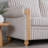 American Farmhouse 83.86" Polyester Blend Striped sofa-1923739156
