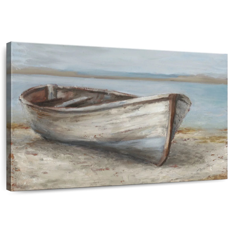 Mehar Whitewashed Boat I, 32" H x 48" W