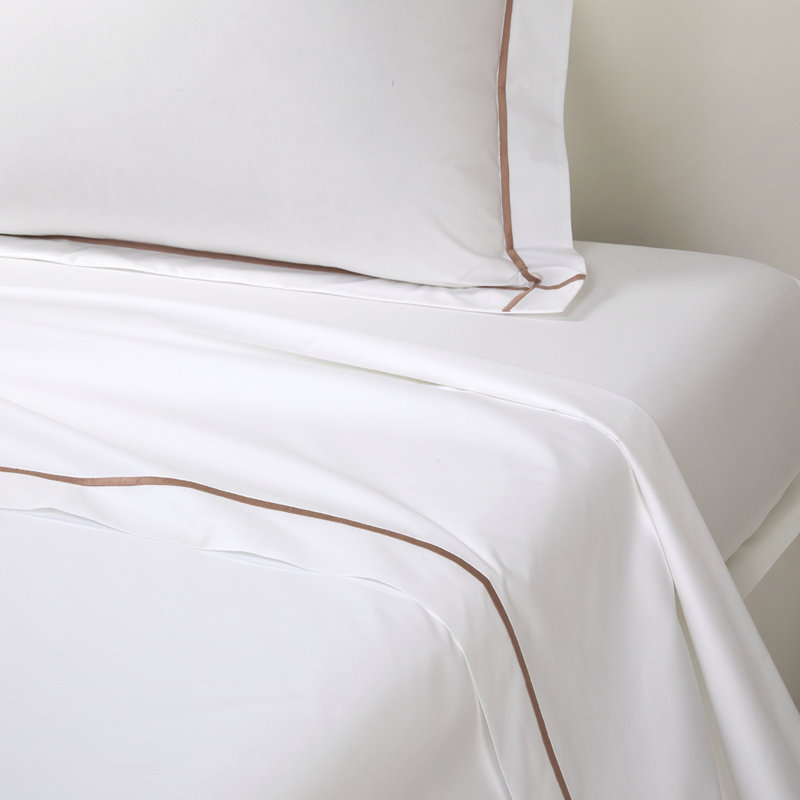 Athena Flat Sheet, Twin Flat Sheet, Kaki