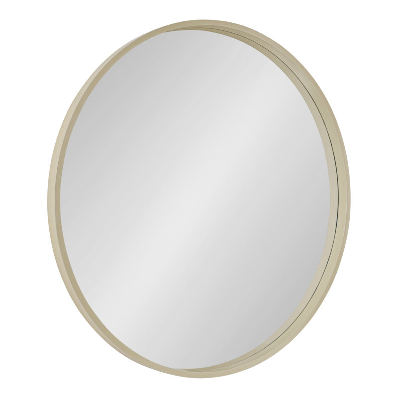 Miroir mural Arranjeet, 31,5 po x 31,5 po, Sable