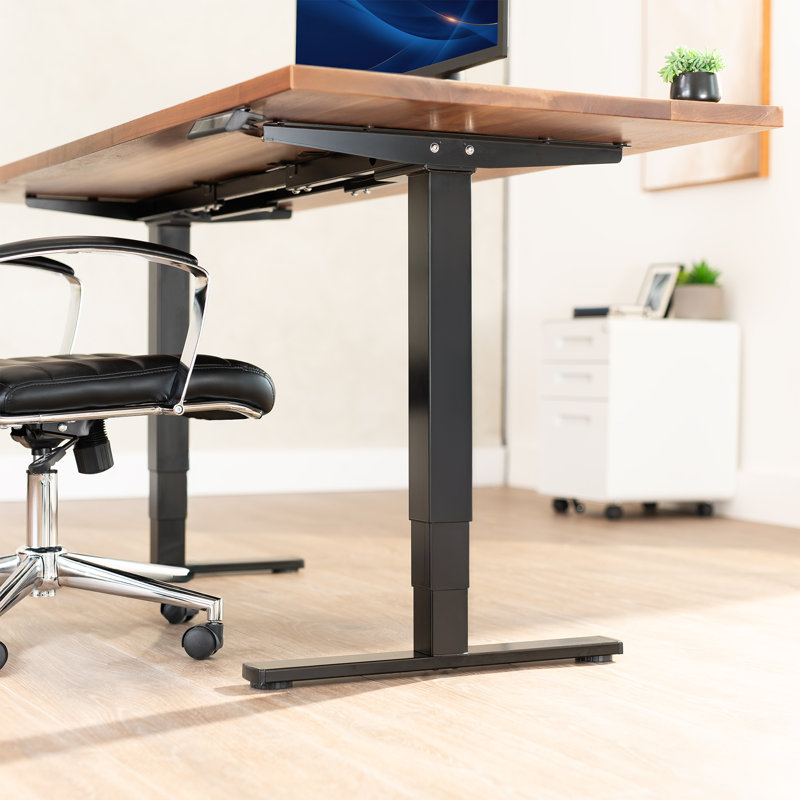 Electric Dual Motor Desk Frame, Black