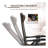 Outdoor Rocking Chairs, Foldable Reclining Zero Gravity Lounge Rocker W/ Pillow, Cup & Phone Holder, Combo Design W/ Folding Legs-974203638