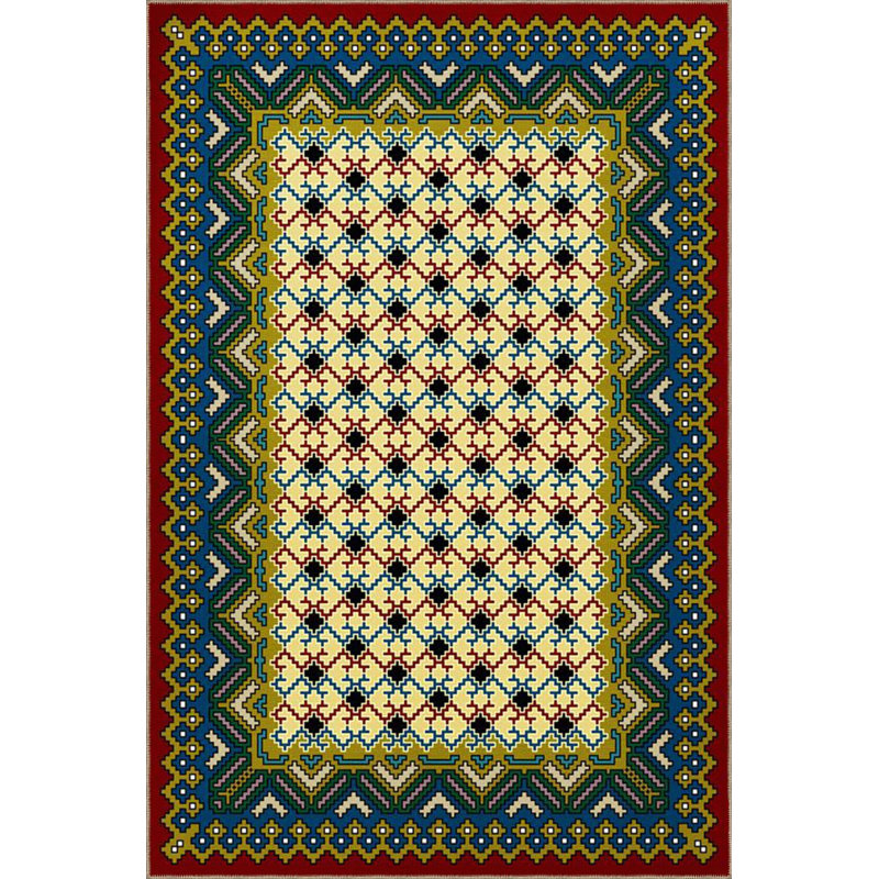 Tapis décoratif lavable à la machine, Tapis de couloir 3 pi 3 po x 6 pi 7 po inclus