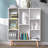 Johntavius 32" W x 37" H Bookcase with 8 Cubes-2074566886
