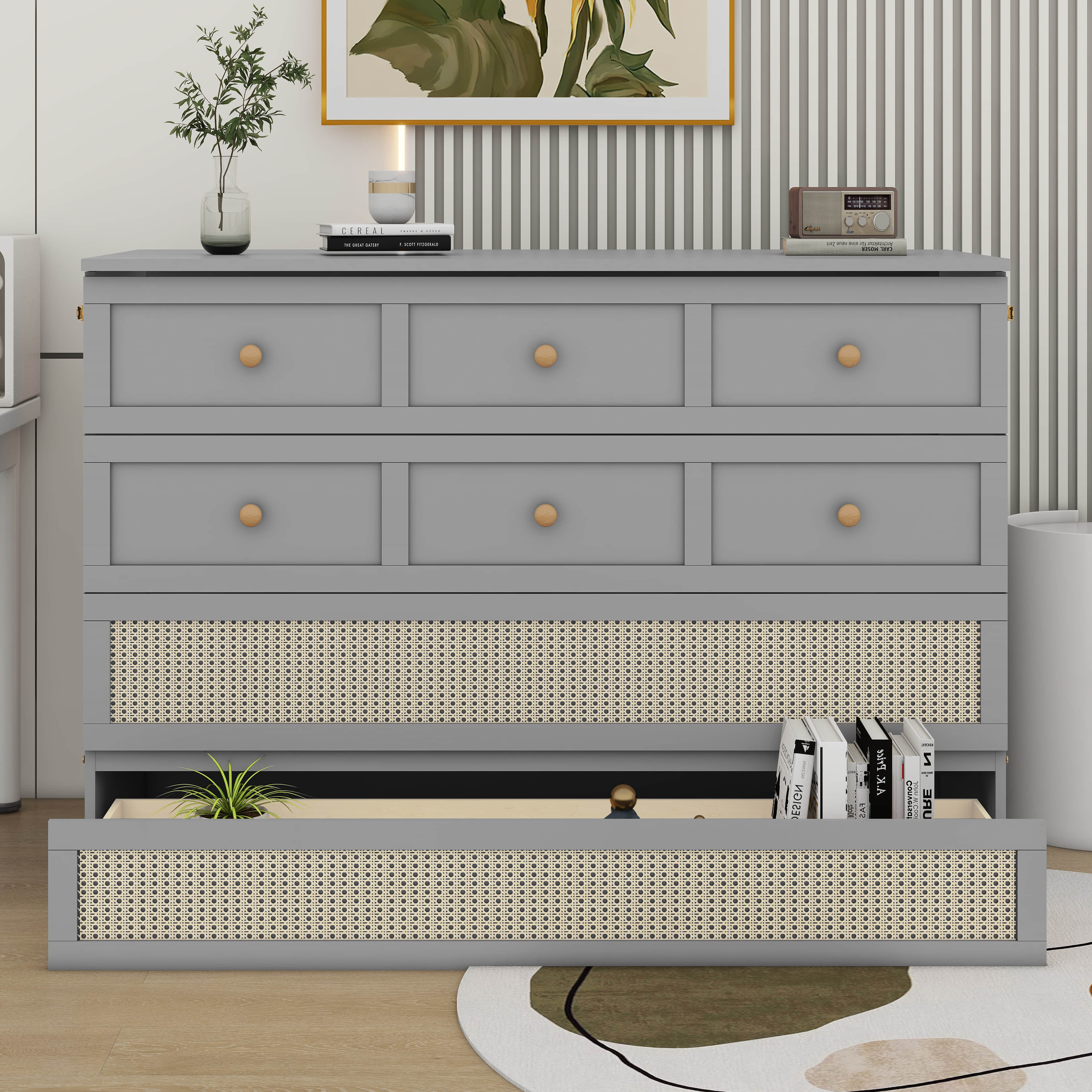 Bay Isle Home™ Anassi Murphy Bed With Large Drawers | Wayfair