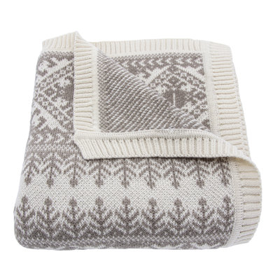 Jeté tricoté Veramae Fair Isle