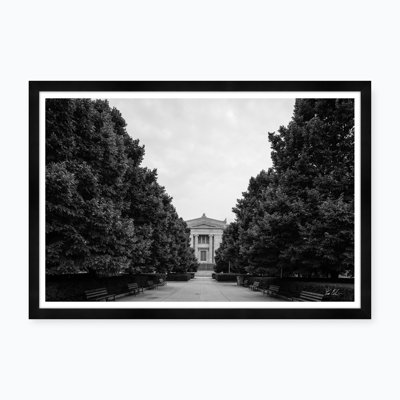Museum Campus In Black & White Print