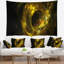 Tapisserie dorée galaxie lointaine sphérique Abstract-28503189