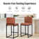 Upholstered 24" Counter Kitchen Stool Set of 2