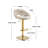 Hassiem Swivel Upholstered Adjustable Height Counter Stool with Metal Frame-2120404602
