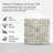 Florida 12" x 12" Natural Stone Grid Pebble Mosaic Wall Tile-93373810