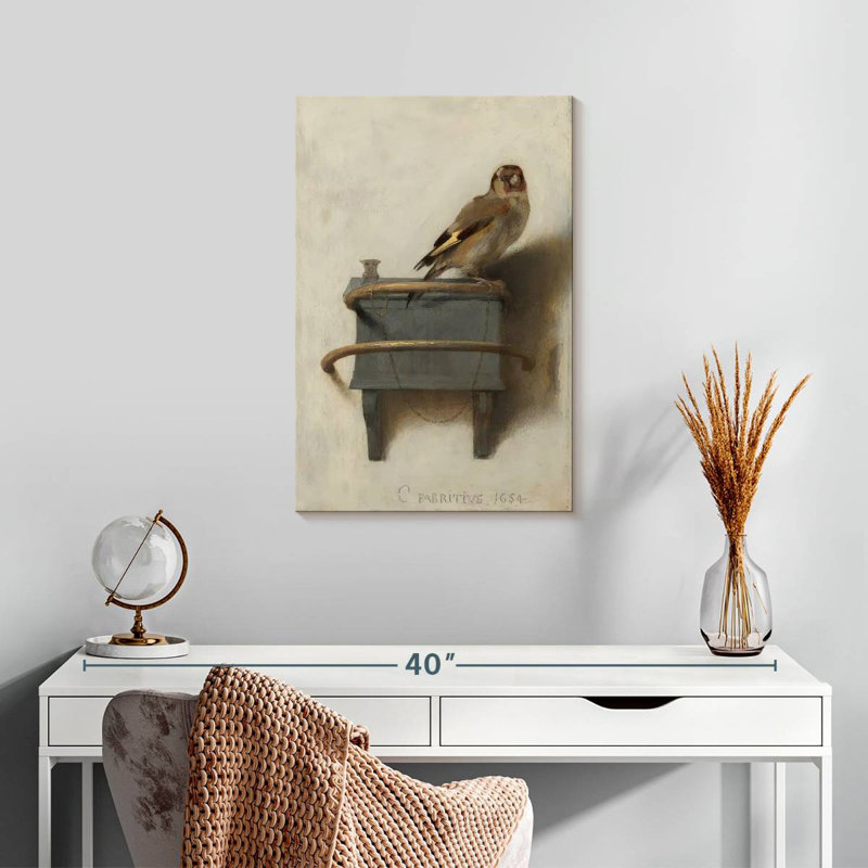 Brampt The Goldfinch 1654, 24" H x 16" W