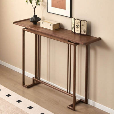 Chinese style retro brown console table