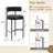 28" Boucle Upholstered Metal Counter Stool Set Of 2-1794319870-1794319868