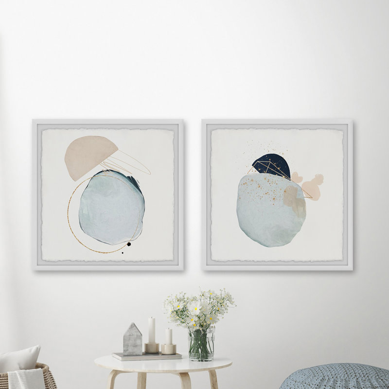 " Broken Dimension " 2 - Pieces, 18" H x 18" W