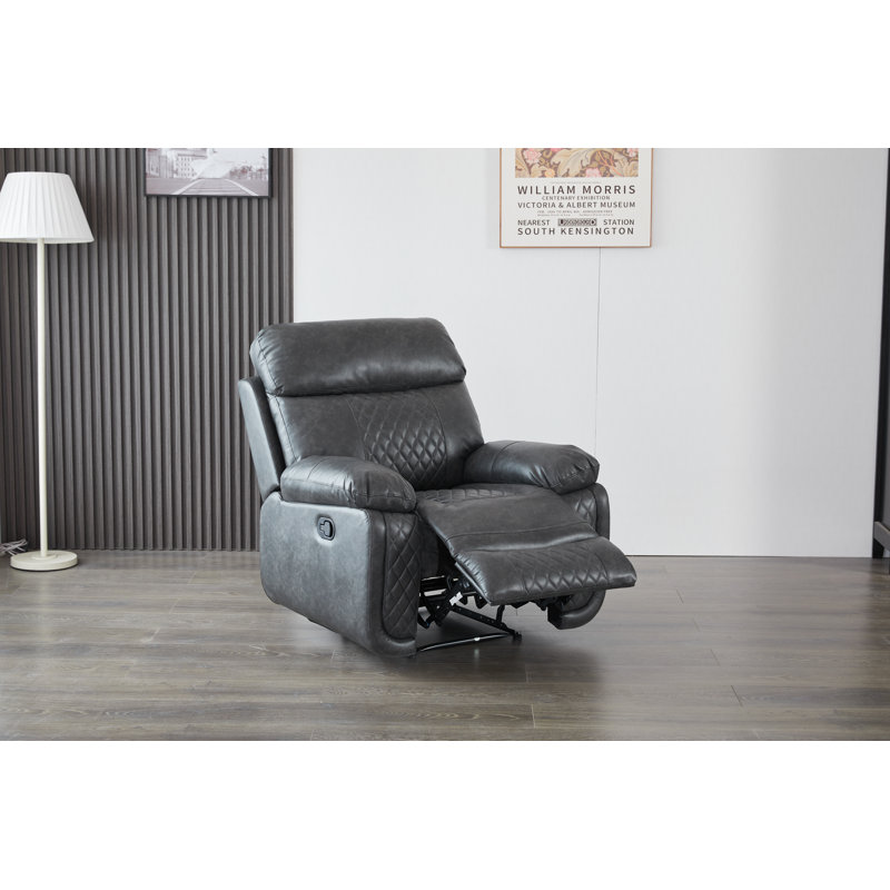 Billington 39.8" Wide Recliner Chair, Gray
