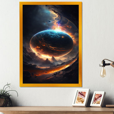 Planète fusion profonde III - reproduction sur toile