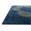 Tapis carré bleu marine Johansson