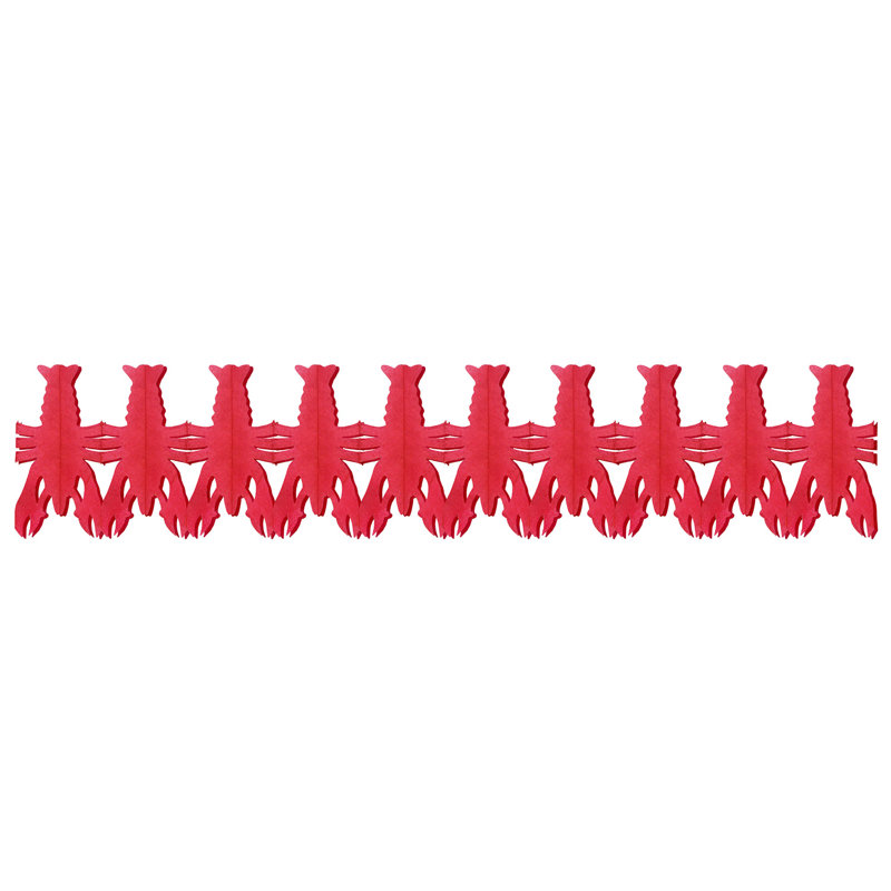 Crawfish Garland - 9" - Pack of 12