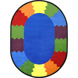Joy Carpets Kid Essentials Block Party Rug Area Rug